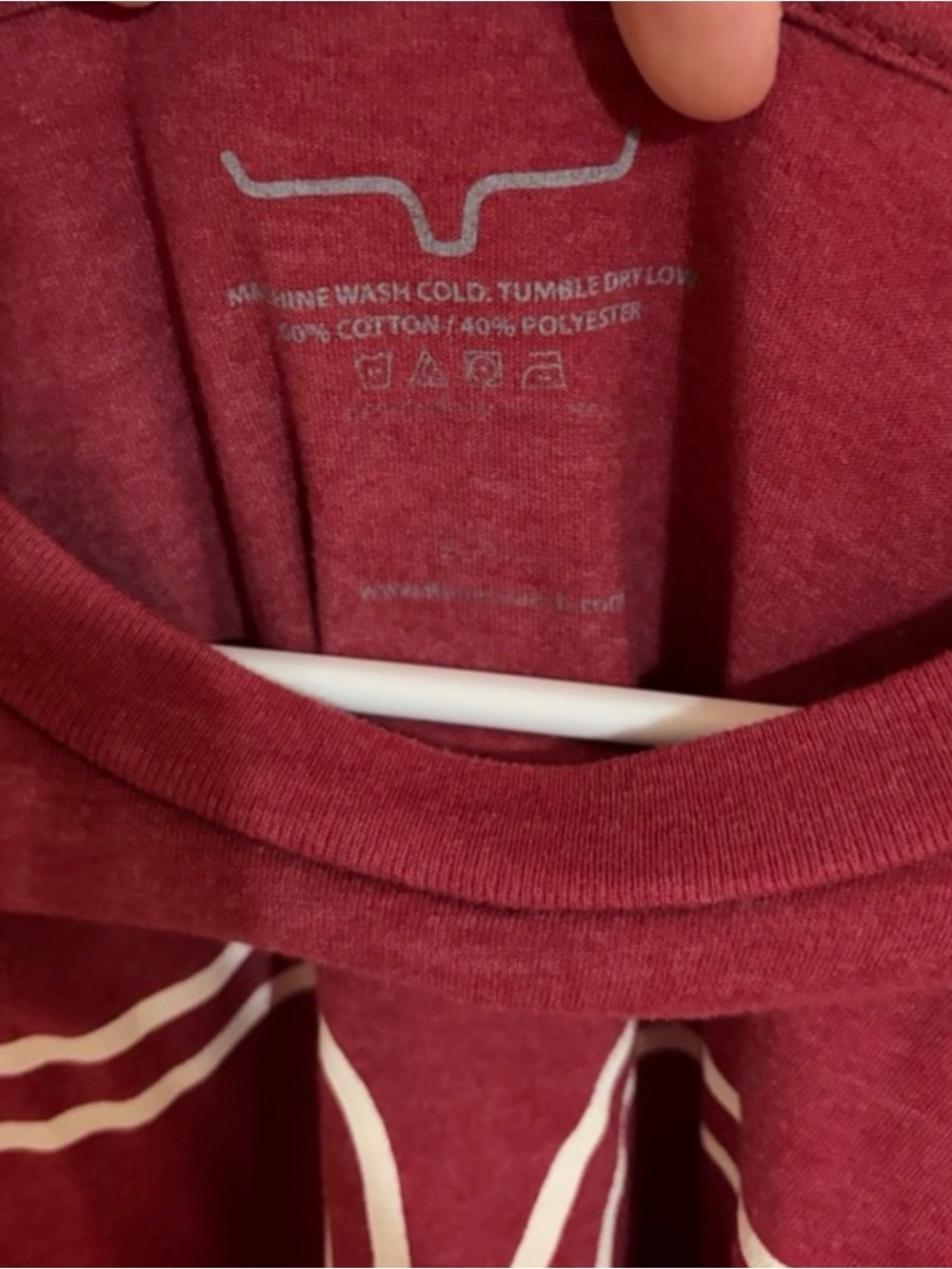 Kimes Ranch Red Short-Sleeve Logo Tee - Picture 2 of 2